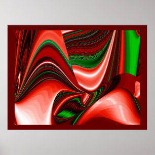 Affiche L'esprit d'amour et d'espoir Abstrait 3D Rainbowar