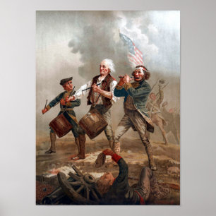 Affiche L'Esprit de 76 par Archibald MacNeal Willard