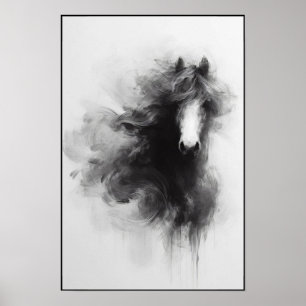 Affiche L'esprit de l'Abstrait étalon fumé