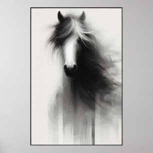 Affiche L'esprit de l'Abstrait étalon fumé
