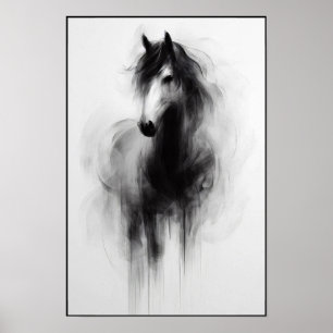 Affiche L'esprit de l'Abstrait étalon fumé