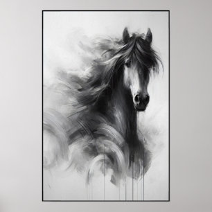 Affiche L'esprit de l'Abstrait étalon fumé