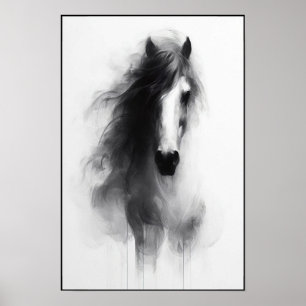 Affiche L'esprit de l'Abstrait étalon fumé