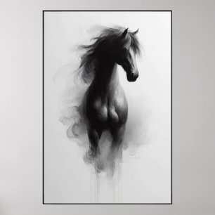 Affiche L'esprit de l'Abstrait étalon fumé