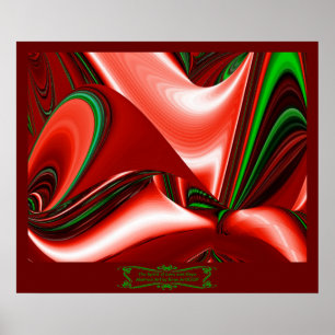 Affiche L'esprit de l'amour et de l'espoir Abstrait 3D Rai