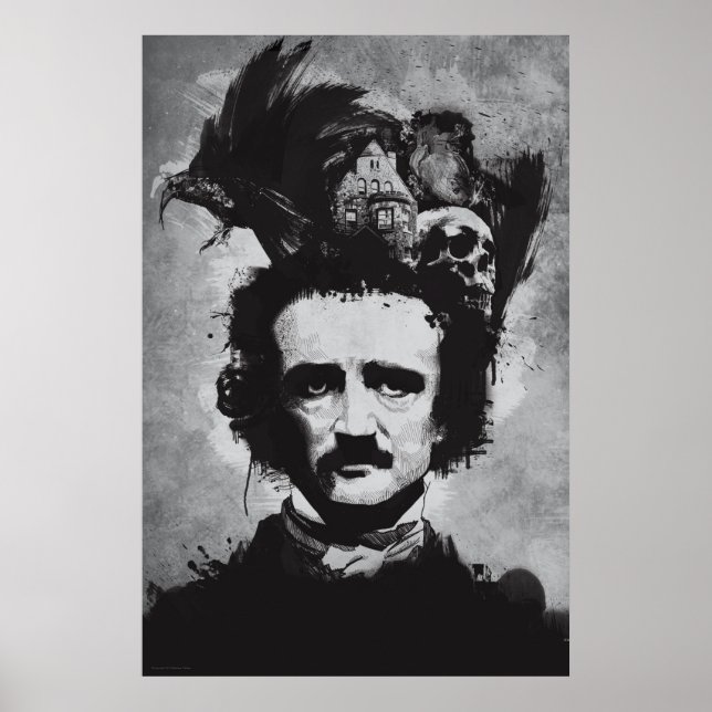 Affiche L'esprit d'Edgar Allen Poe (Devant)