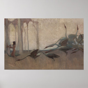 Affiche L'Esprit des Plaines Sydney Long Mythologie