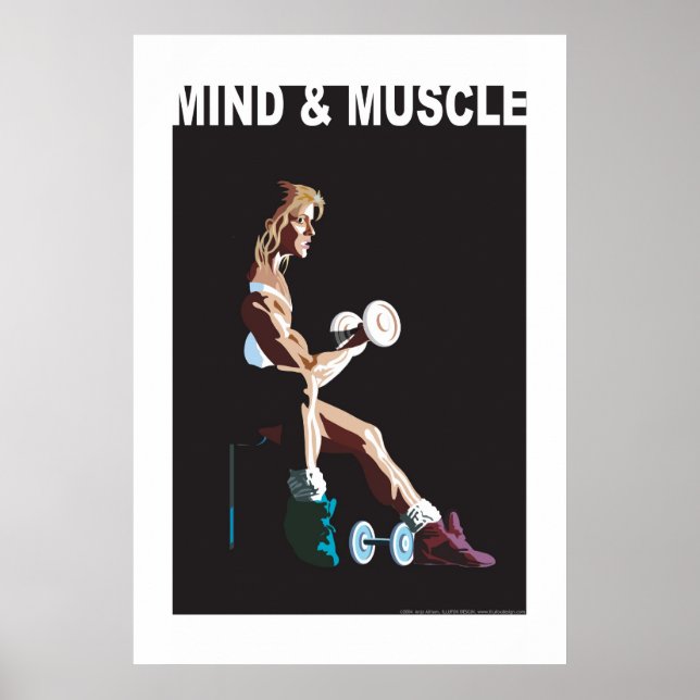Affiche L'esprit sur le muscle (Devant)