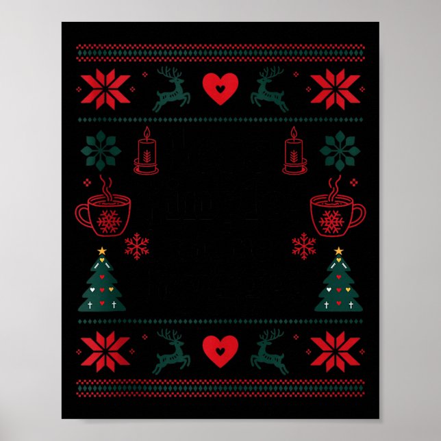Affiche Less Jingle More Hygge Christmas Swedish Norwegian (Devant)