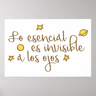 Affiche L'essentiel est invisible aux yeux
