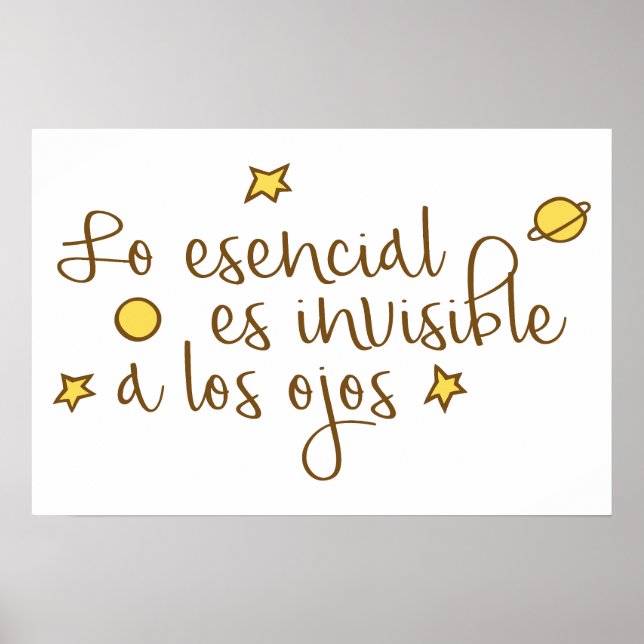 Affiche L'essentiel est invisible aux yeux (Devant)