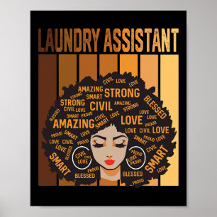 Affiche Lessive instantané Femmes Afro-Américaines Histoir