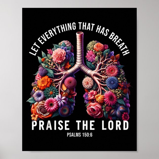 Affiche Let Everything That Has Breath Praise The Lord Tee (Devant)