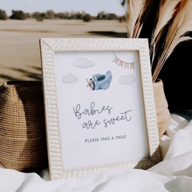 Affiche Let The Adventure Begin Baby Shower Dessert (Créateur téléchargé)