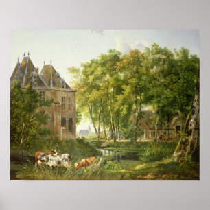 Affiche L'étang de village