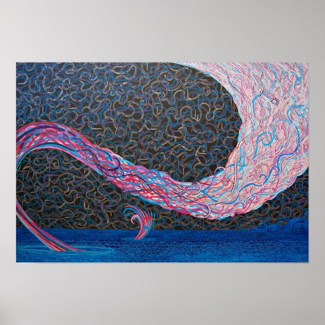 Affiche L'état d'esprit d'un flux optimal par Meghan Oona (Devant)