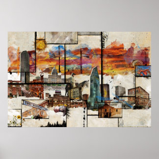 Affiche L'état du Texas