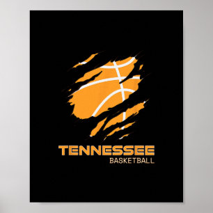 Affiche L'État du volontaire Fan Tennessean Tennessee Sket