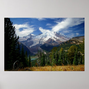 Affiche L'été au Mont Rainier