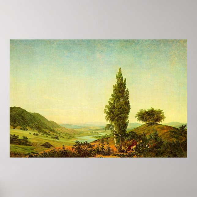 Affiche L'Été, Caspar David Friedrich, (Devant)