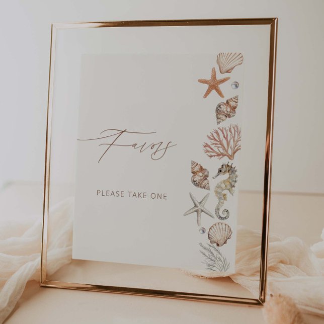 Affiche L'été côtierLa douche nuptiale favorise (Créateur téléchargé)