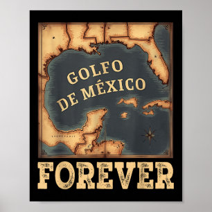 Affiche L'Été Du Golfe Du Mexique Pas Trump L'Histoire Amé