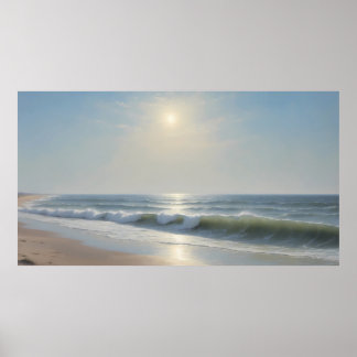 Affiche L'été radieux de la mer