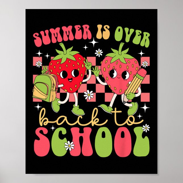 Affiche L'été rétro est terminé, retour à l'école pour les (Devant)