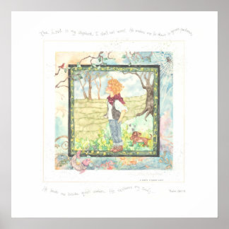 Affiche L'Éternel est mon berger