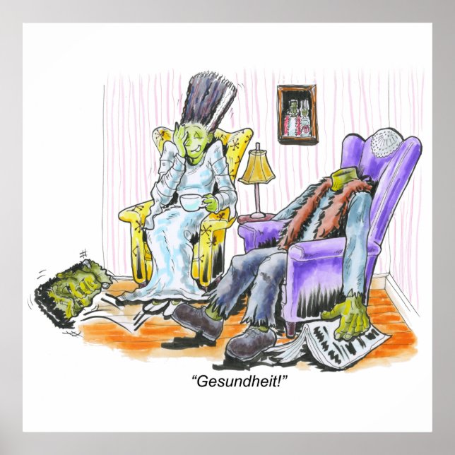 Affiche L'éternuement de Frankenstein (Devant)