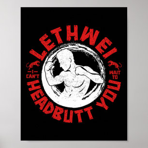 Affiche Lethwei Instructor Headbutt Burmese Boxe Myanmar