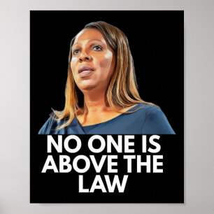 Affiche Letitia James. Personne n'est au-dessus de la loi 