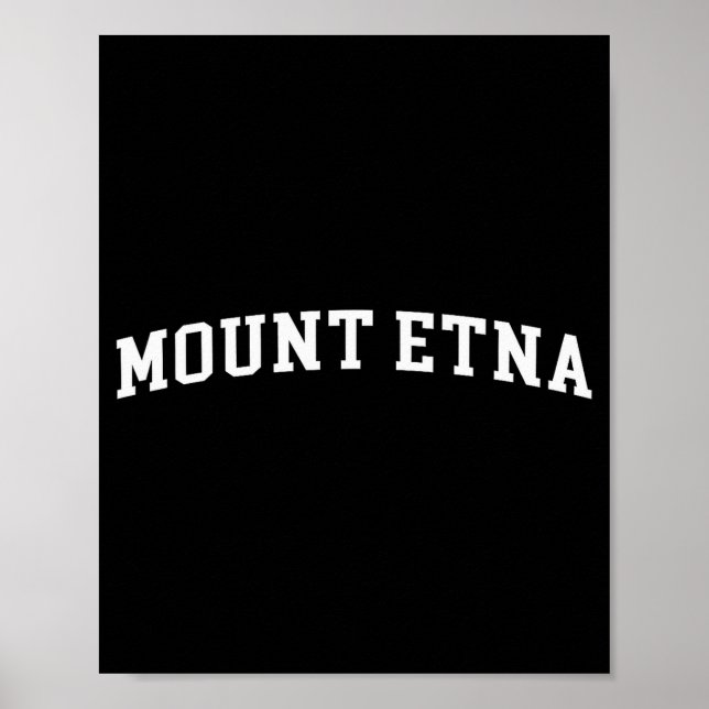 Affiche l'Etna (Devant)