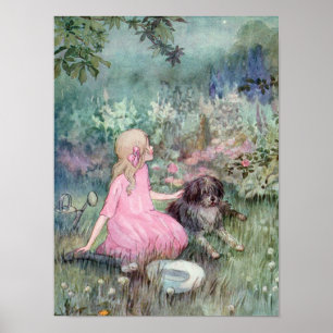 Affiche L'étoile du chien dans le ciel