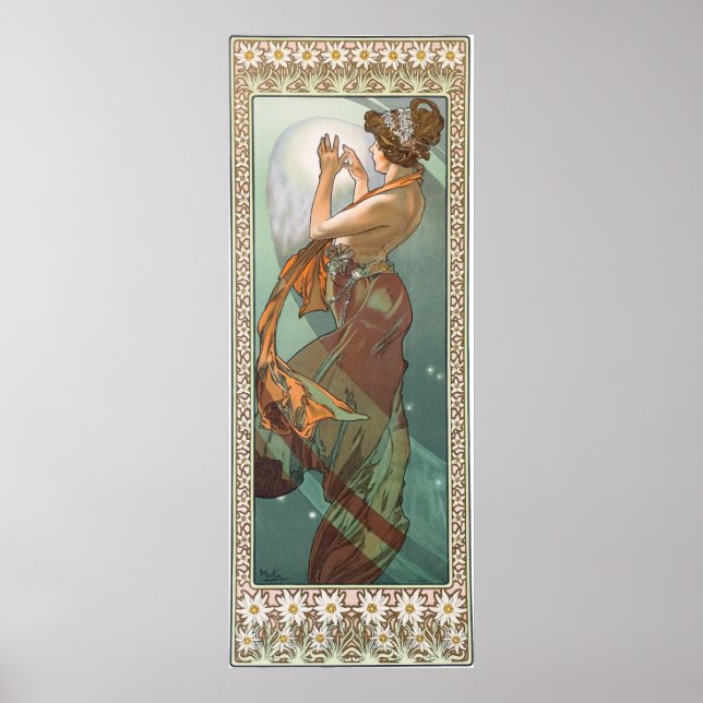 Affiche L'Étoile du Nord par Alphonse Mucha (Devant)