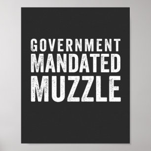 Affiche L'étouffement du gouvernement