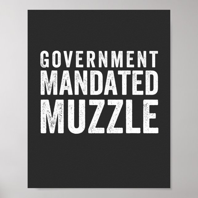 Affiche L'étouffement du gouvernement (Devant)