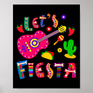Affiche Lets Fiesta 5 Cinco De Mayo Pour Femmes Hommes Gar