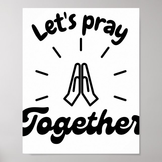 Affiche Let's Pray (Devant)