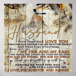 Affiche Letter To My Husband
