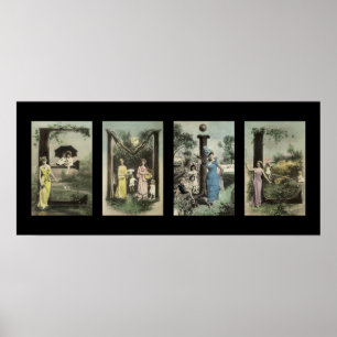 Affiche Lettre alphabet EMIL Nom Art