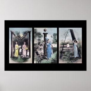 Affiche Lettre alphabet MIA Nom Art