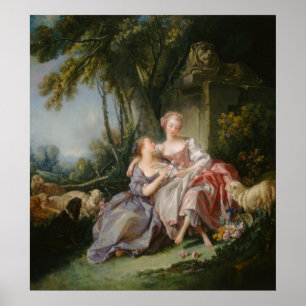 Affiche Lettre d'amour - François Boucher Art