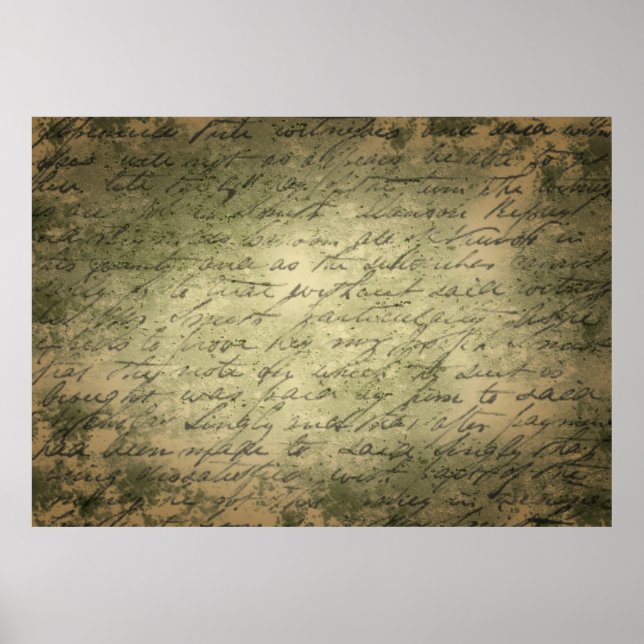 Affiche Lettre d'écriture papier papier papier (Devant)
