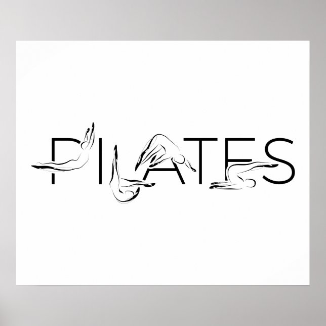 Affiche Lettres Pilates Instructor Pilates (Devant)