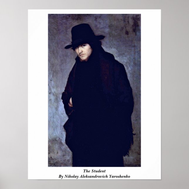 Affiche L'Étudiant Par Nikolay Aleksandrovich Yaroshenko (Devant)