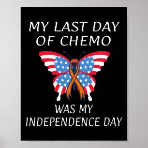Affiche Leucémie Cancer du Sang États-Unis Drapeau América