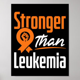 Affiche Leucémie Cancer du sang Lutte de lutte