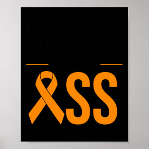 Affiche Leucémie Cancer Survivant Don Funny Cancer du Sang