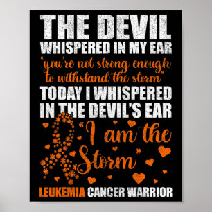 Affiche Leucémie Cancer Warrier